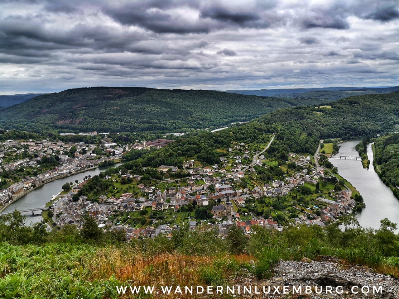 Ardennen (F) – La roche à Sept heures à Monthermé – 6,4km